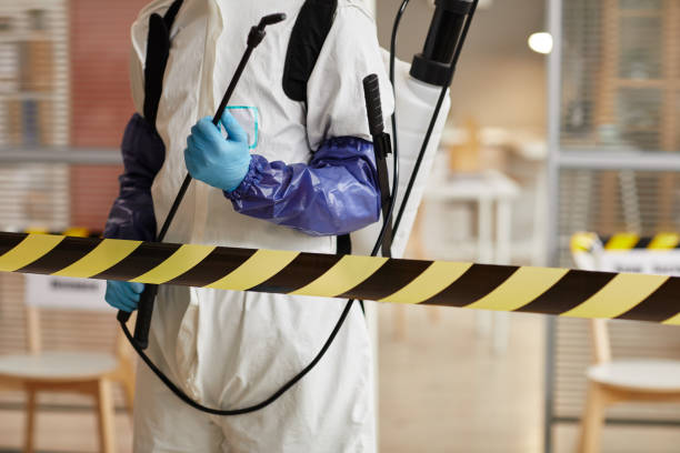 Professional Biohazard Cleanup technician working in Chalfont, PA